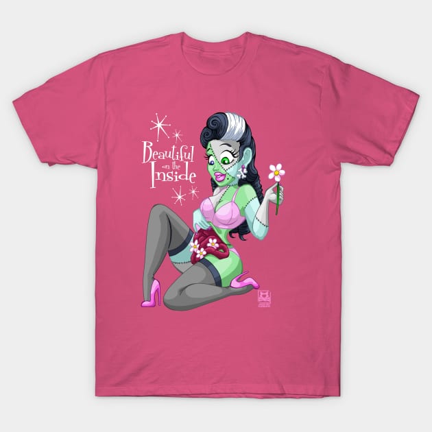 Beautiful on the Inside T-Shirt by Von Plundercat